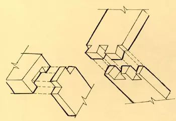 燕尾榫结构图