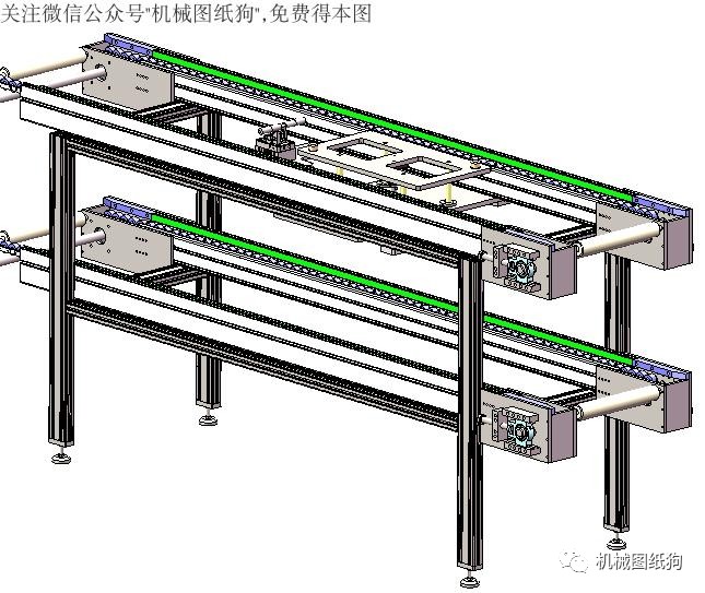 【工程机械】fpc模激光切割机3d模型图纸 solidworks