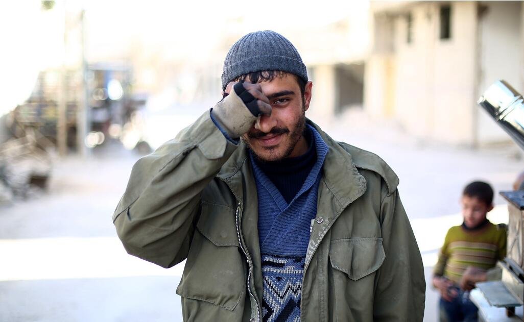 叙利亚群像:失去眼睛的孩子