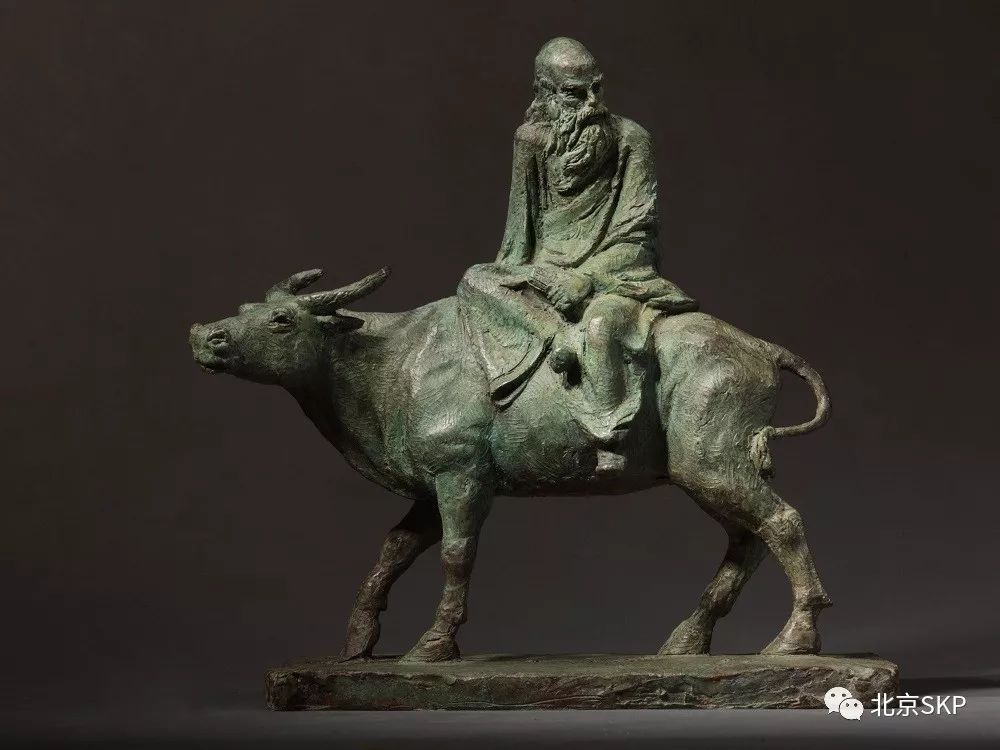 王志杰作品《紫气东来》,青铜雕塑,高40cm,限量99件