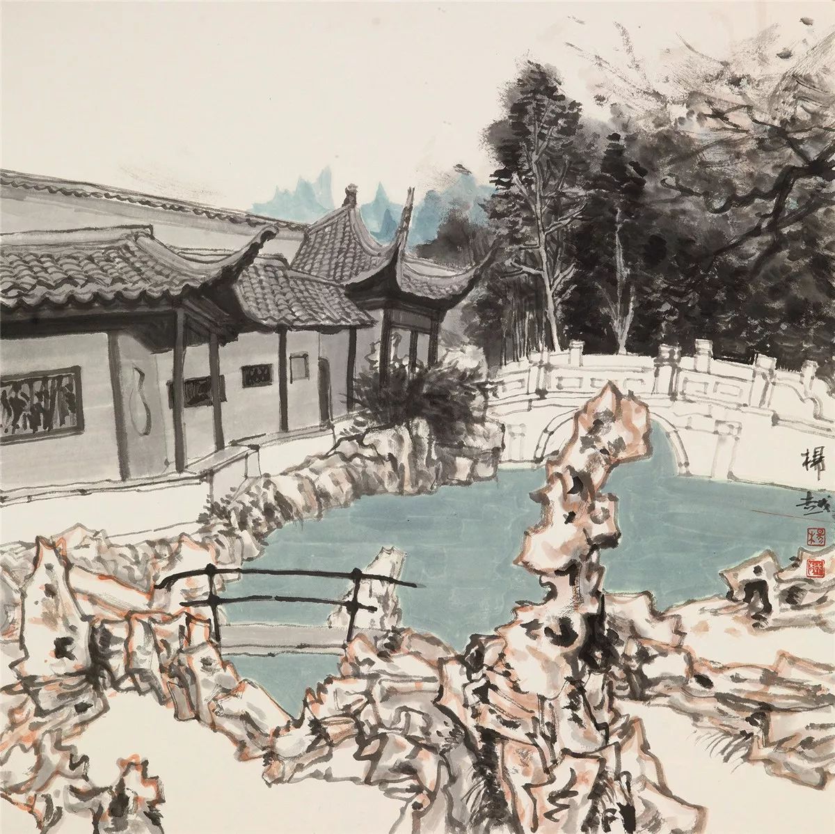 2017"溢彩苏州"中国画·画苏州——全国名家采风写生作品展