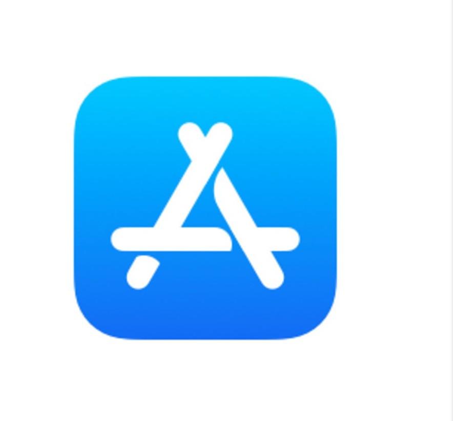 说到苹果的 app store 应用商店图标,相信使用苹果手机的小伙伴,对它