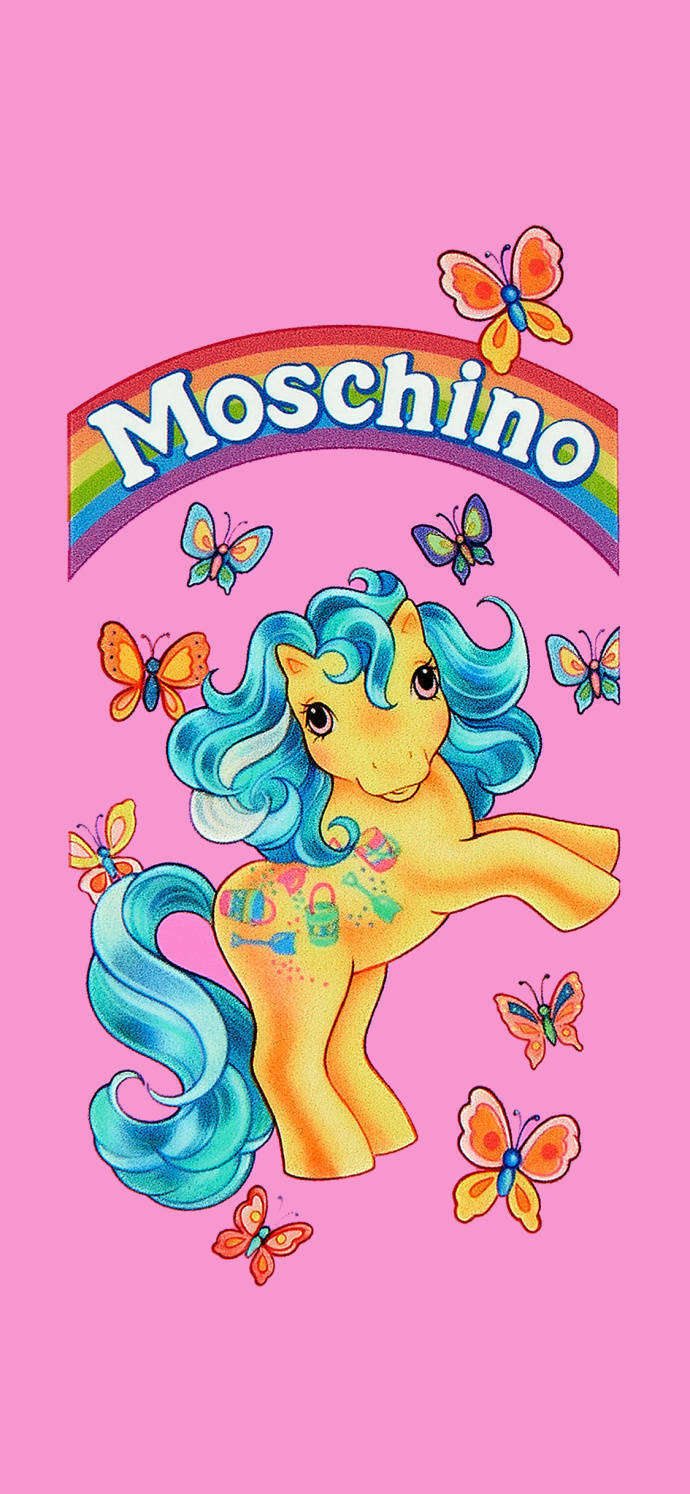 "moschino" 潮牌奢侈品iphonex手机壁纸