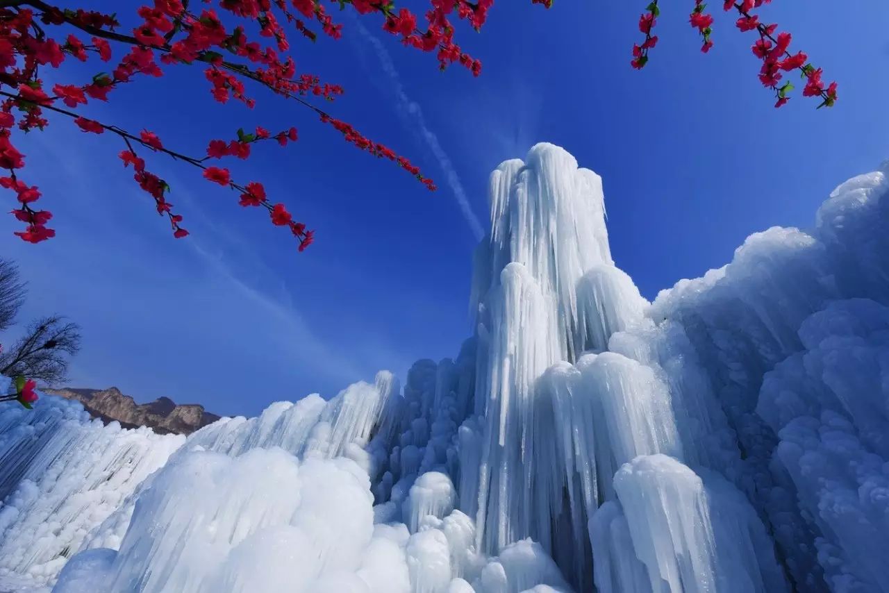 【周日】12月24日平山沕沕水冰瀑文化节昼观冰瀑,夜赏冰灯