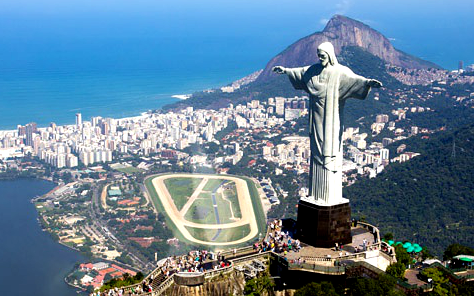 里约热内卢基督像,是里约市的标志,也是巴西的标志,是世界新七大奇迹