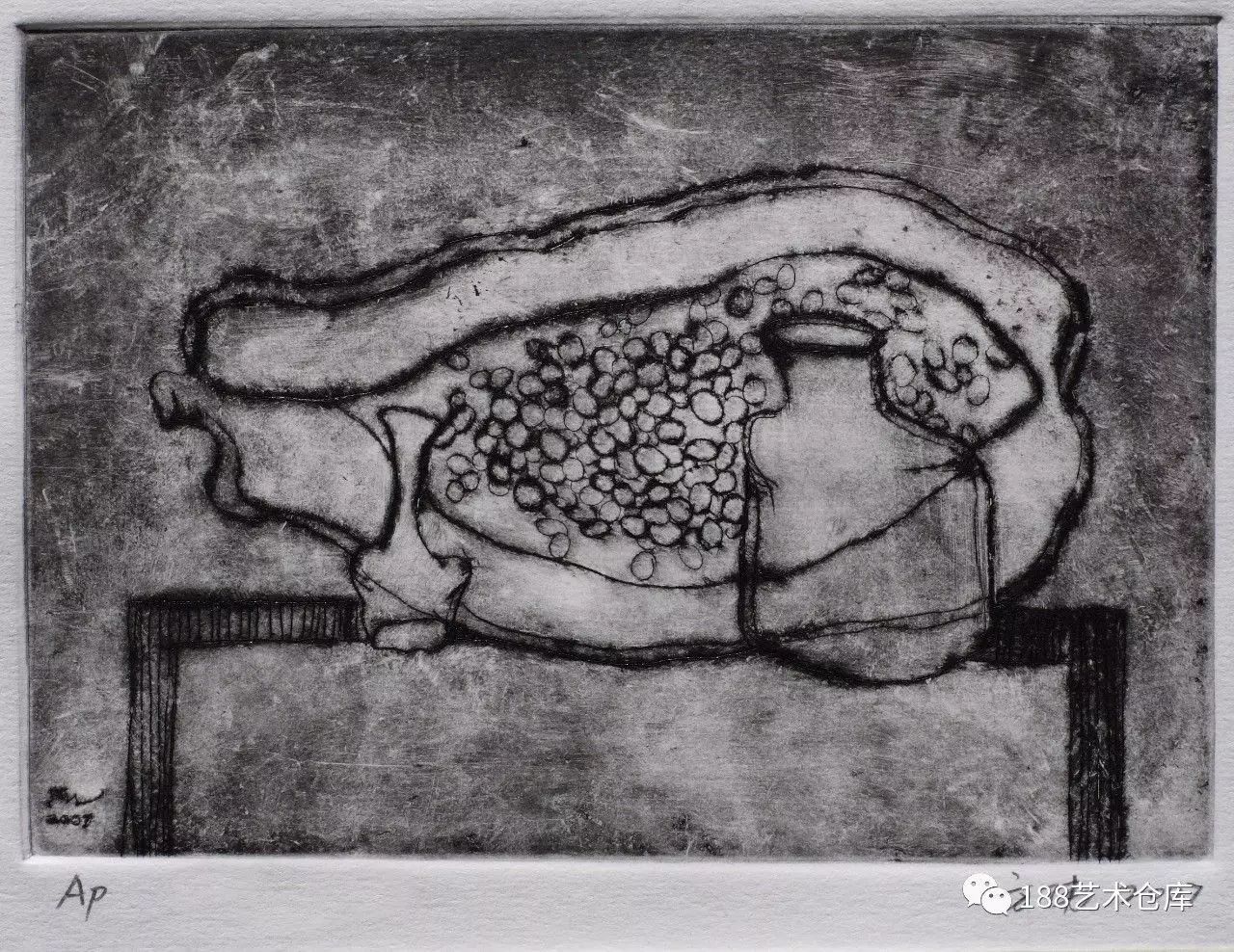 析》 13.5cm×11cm 铜版画 2007年 版数3