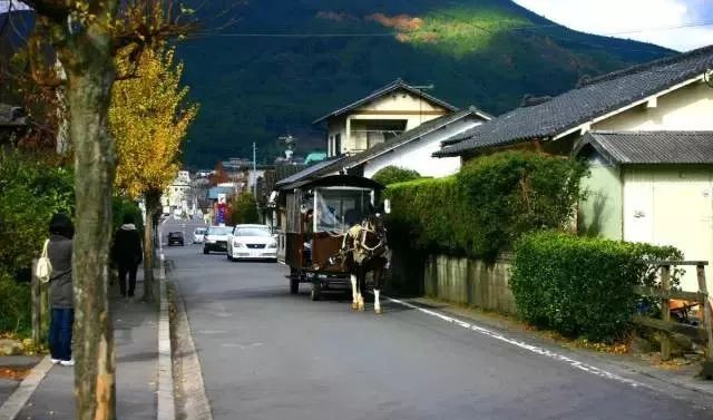 位于九州大分县的"日本最美温泉小镇,汤布院温泉包括由布院温泉,汤平