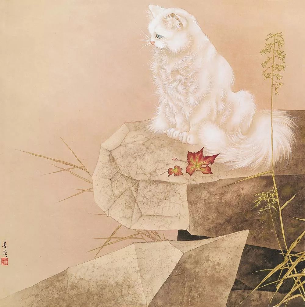 稚气童真米春茂工笔画猫80幅