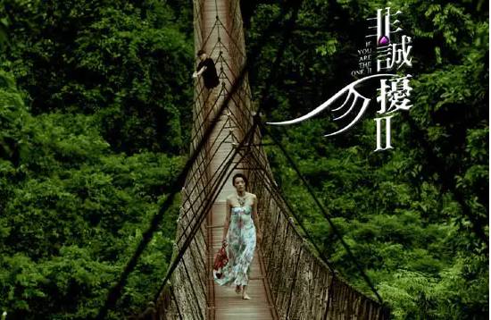 《非诚勿扰2》中舒淇穿着长裙漫步的三亚亚龙湾情人桥,浓密芬芳的热带