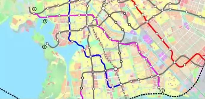 (图中紫色线路) 无锡地铁8号线  s1市区段  s2市区段  根据某规划院的