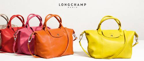 longchamp的le pliage cuir