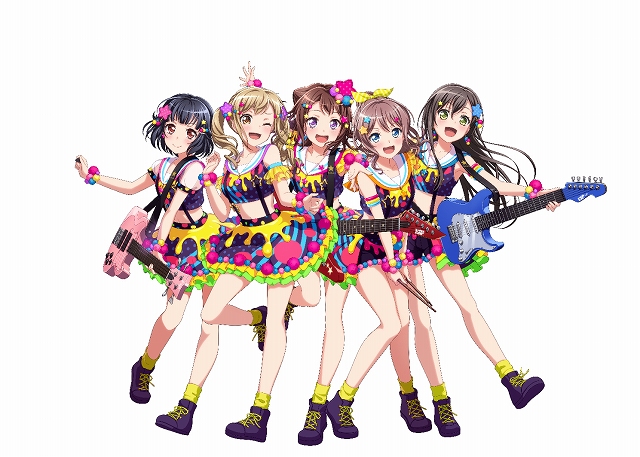 手机游戏《bang dream!少女乐团派对》公开新视觉图