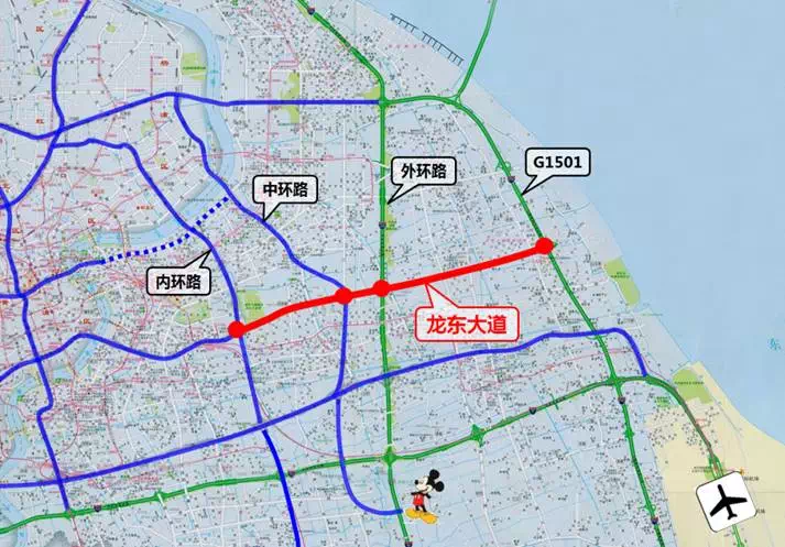 张江周边:龙东大道高架规划效果图来了