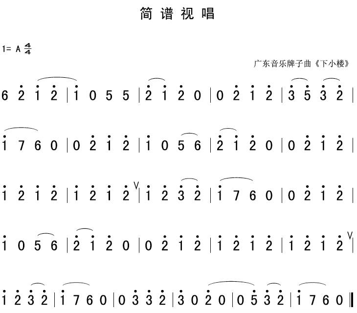 《简谱中常见音乐符号讲解》