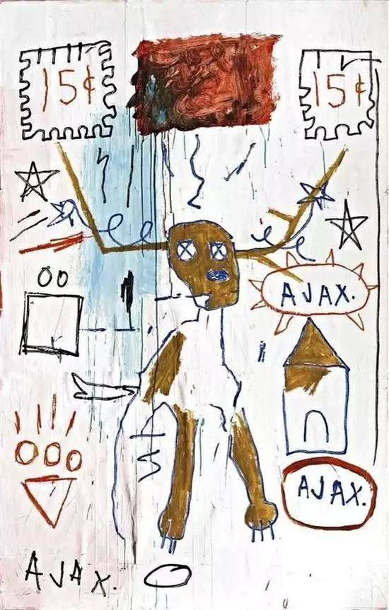 jean-michel basquiat从纽约的"朋克"场景中涌现出来