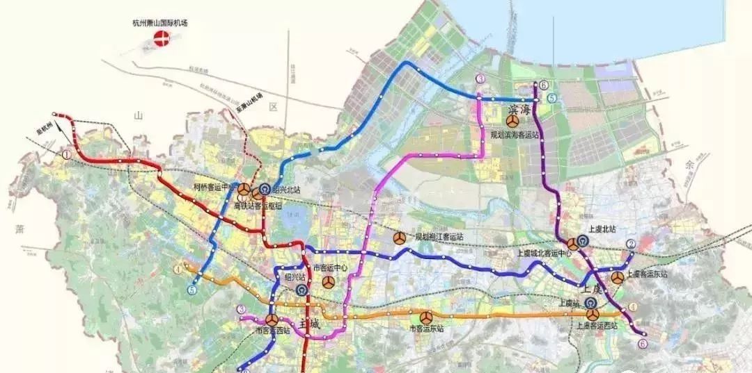 此次规划,重点是上虞中心城区以外的区域,谋划近期(2020年),远期