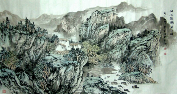 丹青染山水 笔墨皴苍穹——著名画家张建华