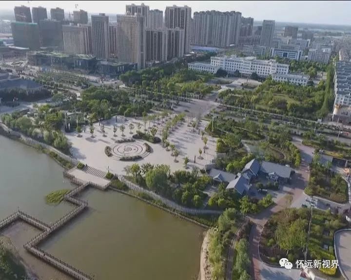 怀远全力建设大批城市生态园林景观工程打造美丽宜居县城