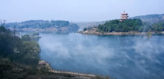 有马陵山,骆马湖,窑湾古镇等