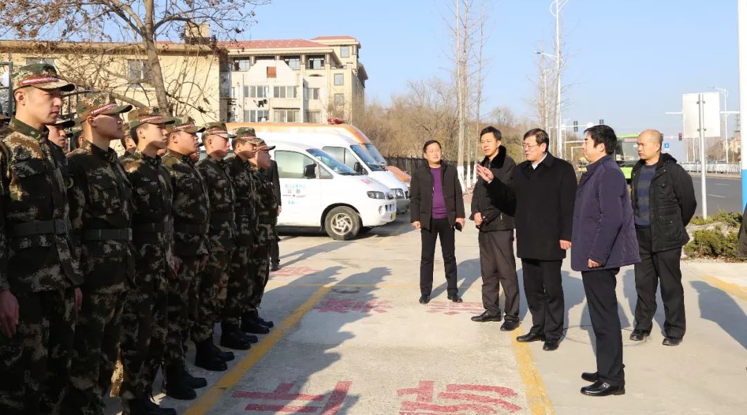 重奖奖励┃孙树福局长慰问芝罘区森林消防大队