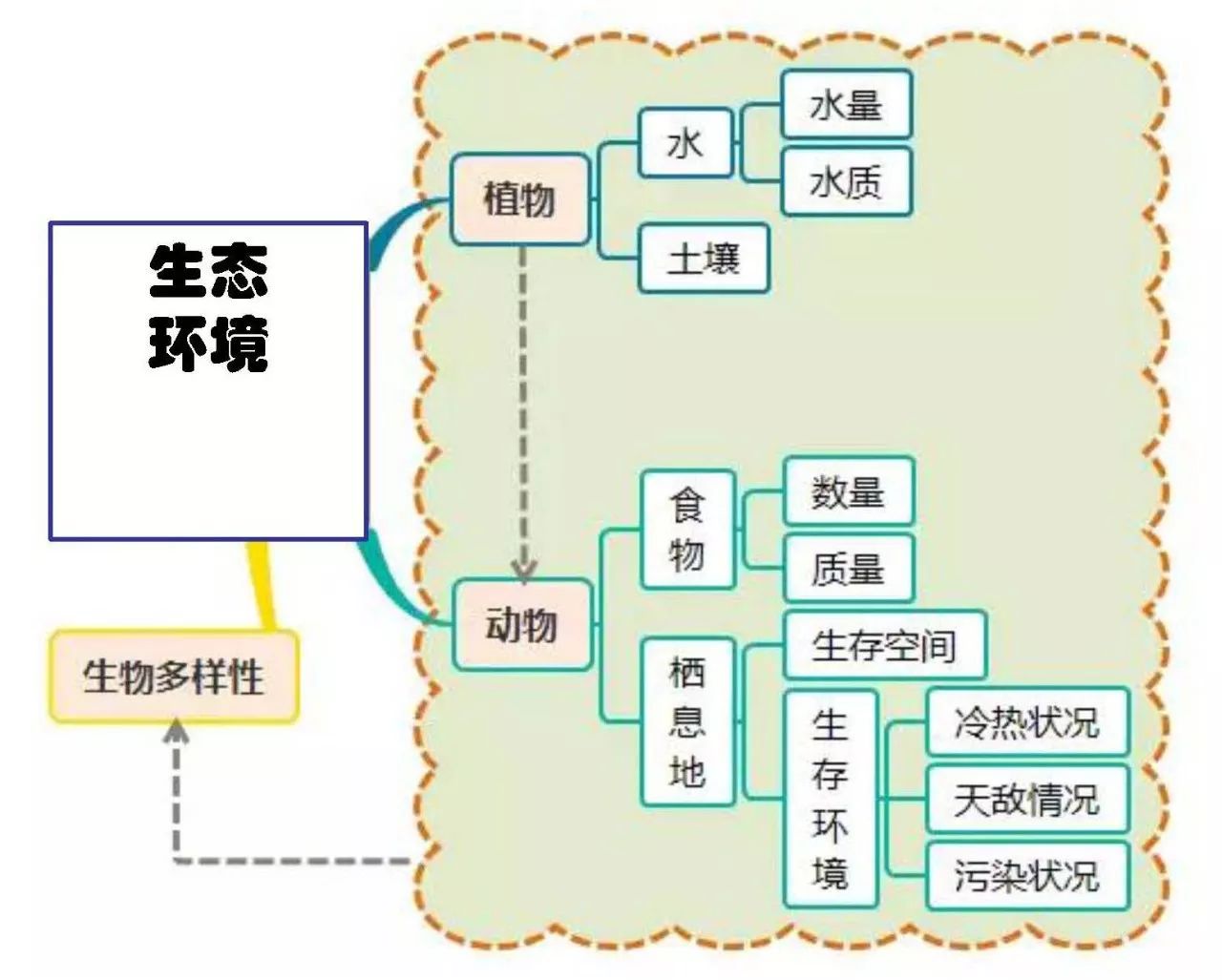 高中地理人口思维导图_高中地理思维导图