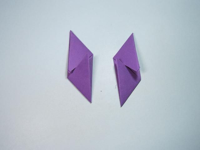 简单的手工折纸:飞镖的折法步骤图解