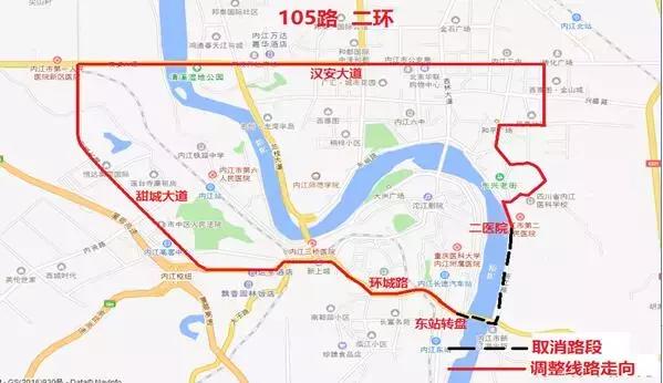 社会 正文  105路(二环):东,西环双向取消沱桥北,轻机厂,麻柳坝公交