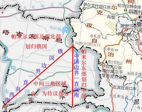 直到英国公使拿着这份《中俄交界图》来质问总理衙门,为何擅自割地给