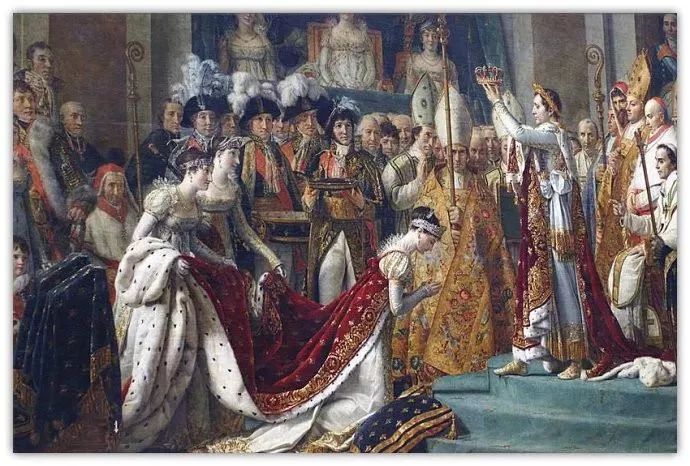 世界名画《拿破仑一世加冕大典》欣赏与解读