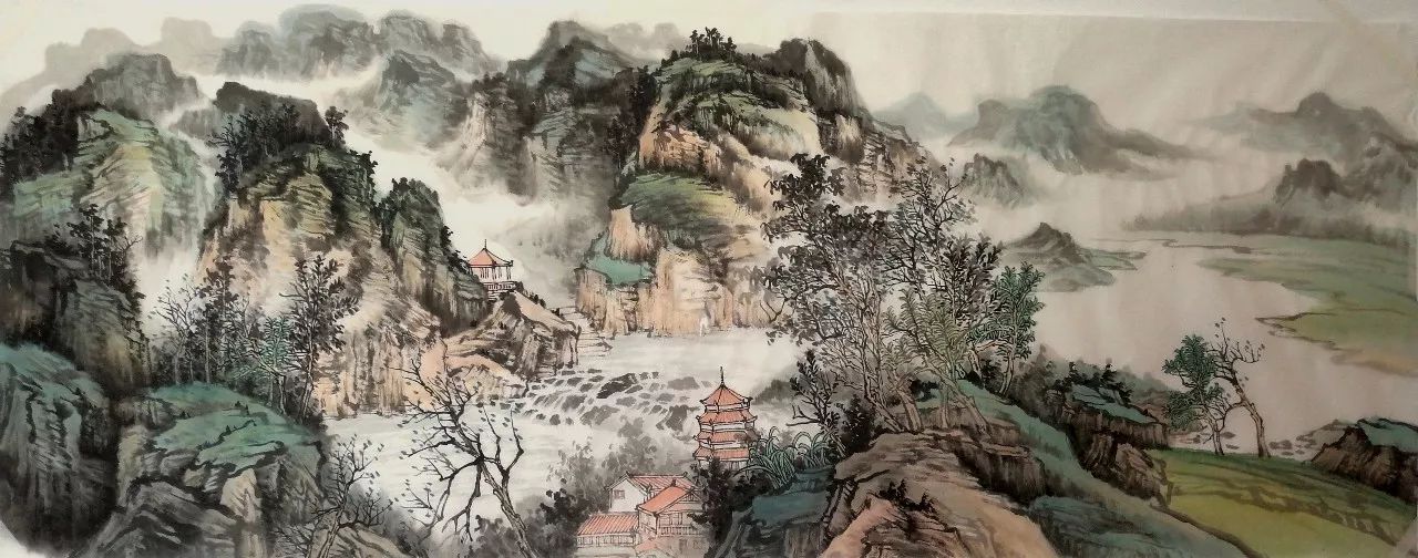 《艺展中国》刘建银国画作品展—山水奇缘