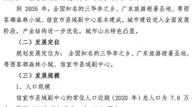 权威发布信宜市县域副中心钱排规划新鲜出炉未来发展亮点全揭晓