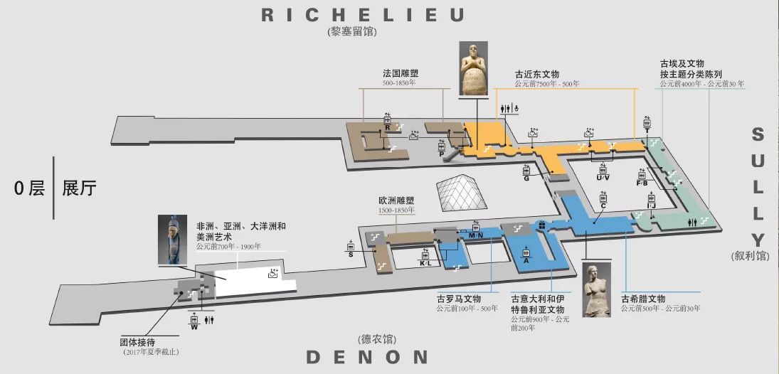 贝聿铭设计的玻璃金字塔,而卢浮宫的主入口就在这座玻璃金字塔的地下