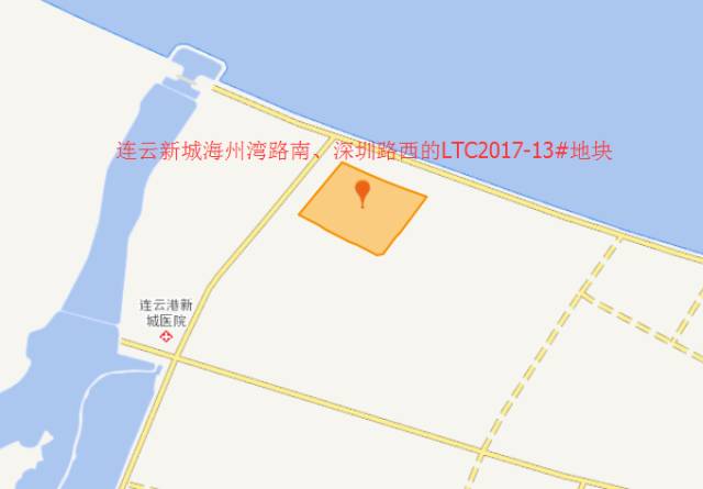 根据公告显示,该地块位于连云区连云新城海州湾路南,深圳路西,规划