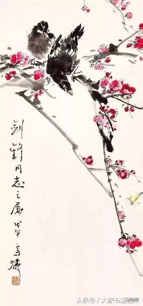 一代小写意花鸟画大师王雪涛笔下的八哥,精彩至极!