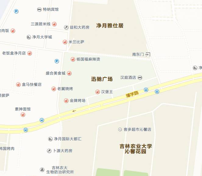 迅驰广场呢,地处长春市新城大街与博学路交汇,往东行800米的地方.