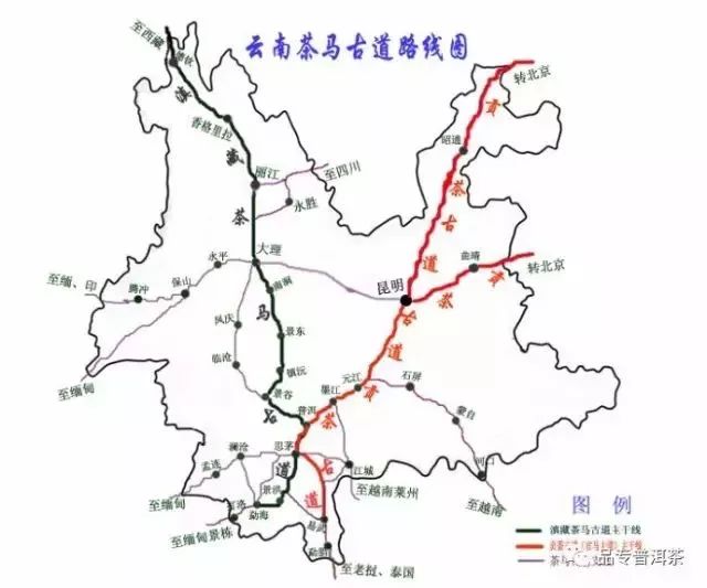 各大普洱茶山地区地图(值得收藏)