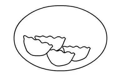 儿童简笔画:北吃饺子南吃汤圆,今天冬至你吃了吗?