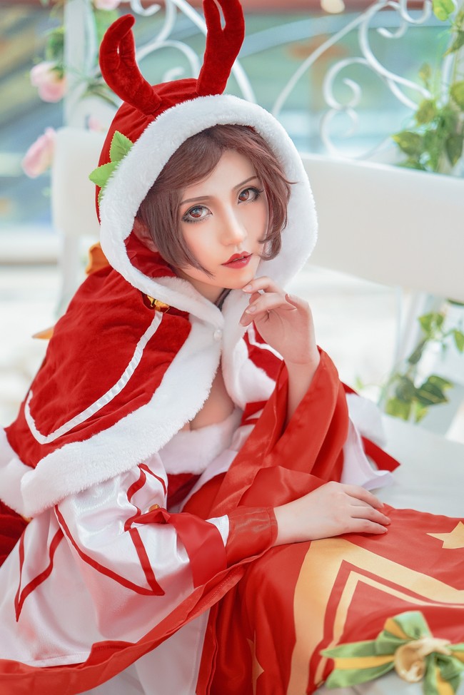 圣诞特辑 貂蝉 圣诞恋歌 王者荣耀 cosplay