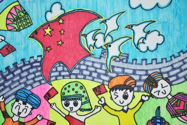 少年儿童绘画作品展(三)▎红星学校,柳树泉农场,红山