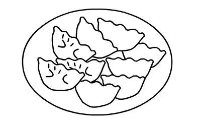 儿童简笔画:北吃饺子南吃汤圆,今天冬至你吃了吗?