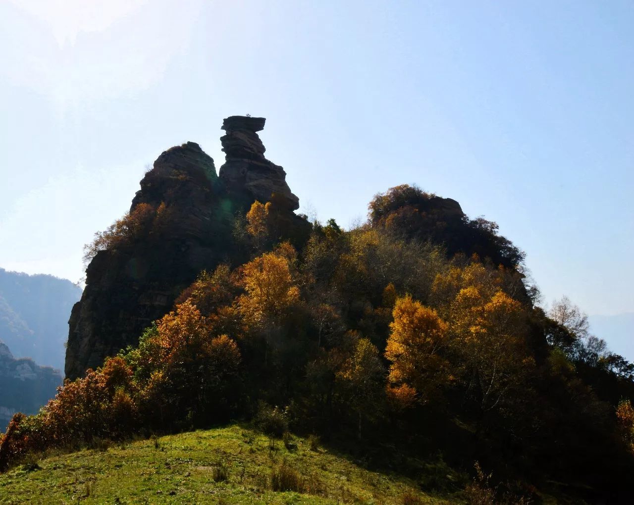 美丽阜平千峰山风光