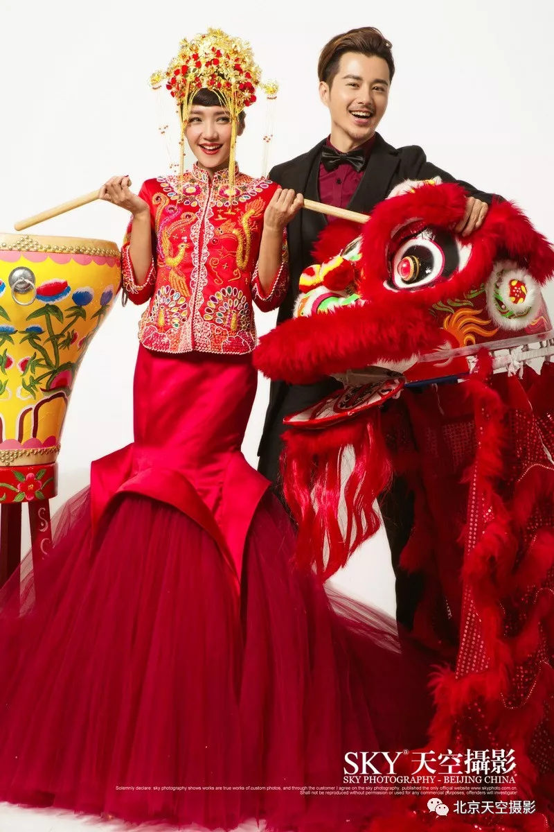 中国风婚纱照你拍了么?中华之美让你美得与众不同!