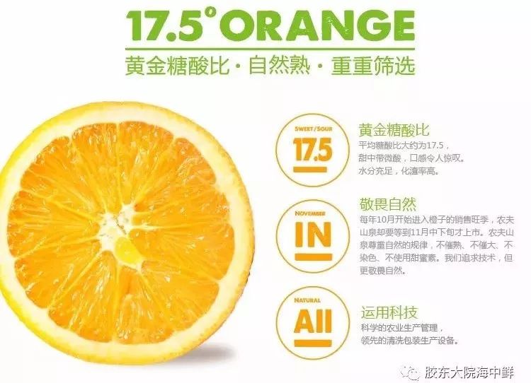 每一个橙子都有它可以溯源的二维码,农夫山泉17.