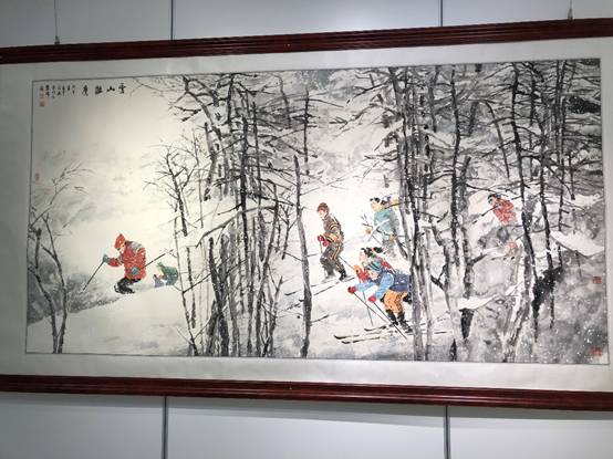 「走近2022冬奥会」书画写生作品展