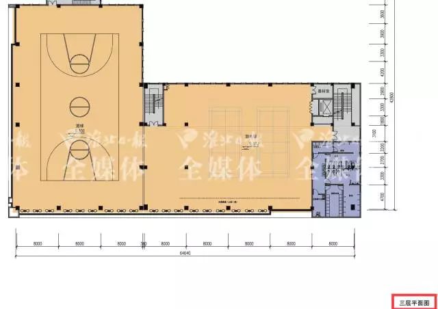 该健身中心 将采用开放式的活动中心理念 中心内设器材训练健身房