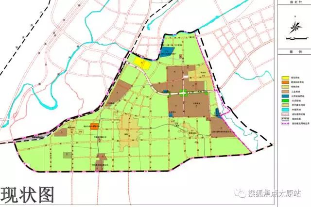 一心:依托中社河,深沟河及规划城市公园等景观廊道,形成以居住和商业