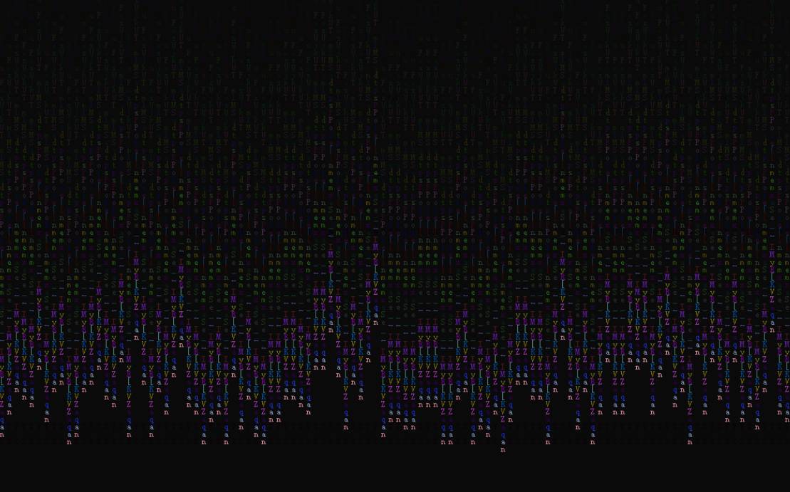 javascript小案例:制作黑客帝国流星雨