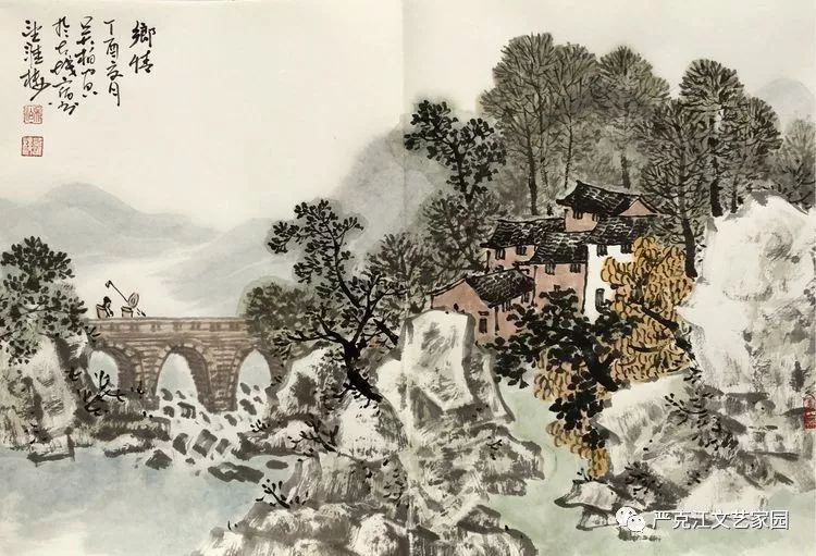 名家吴柏先生国画作品微展