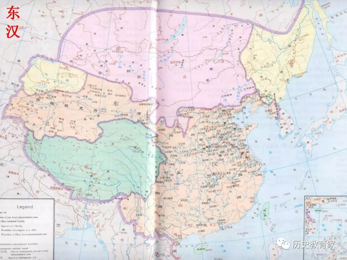 【教学研究】中国历史朝代版图及疆域发展汇总