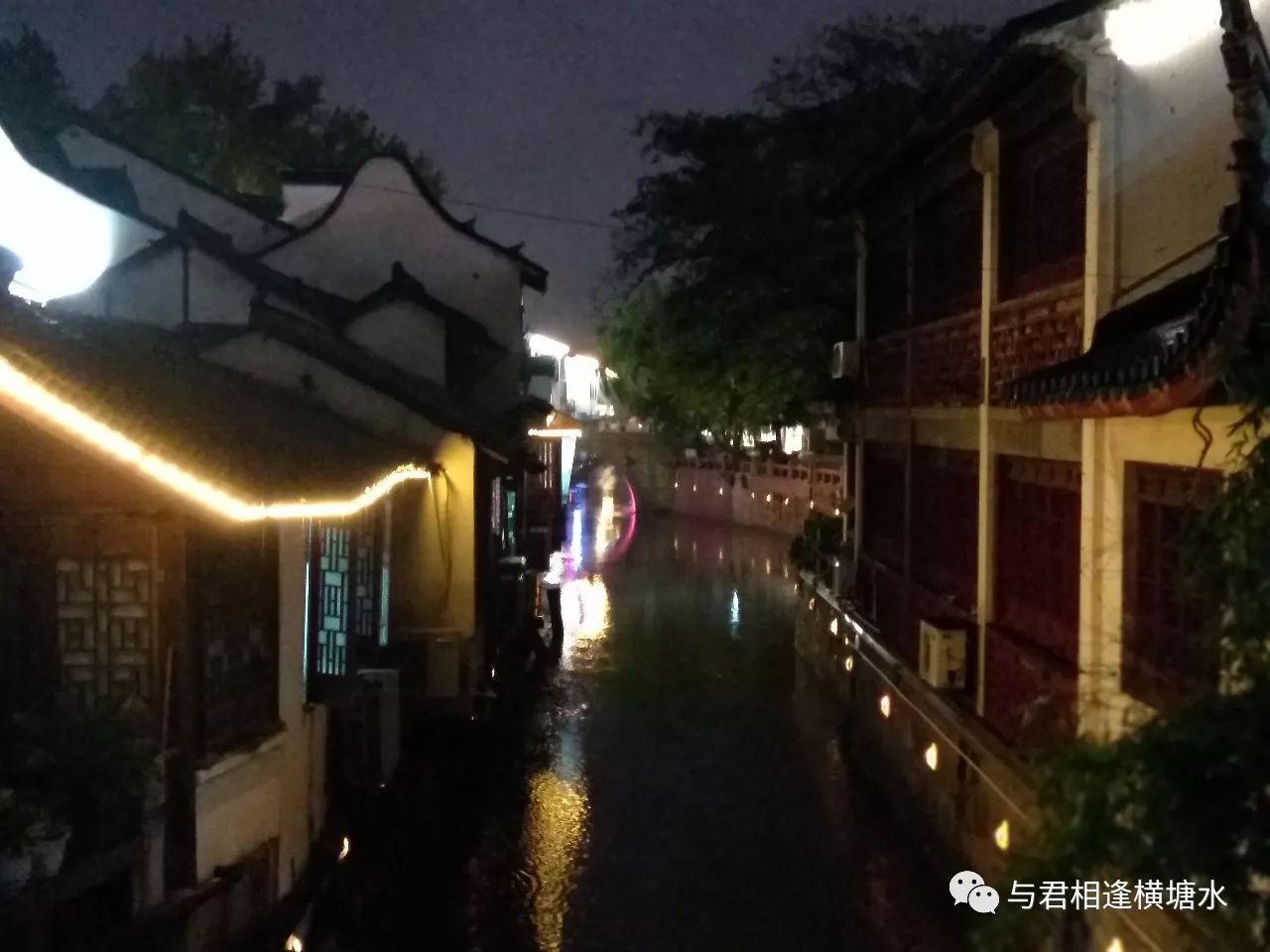 州桥的雨夜,还有那水乡的愁